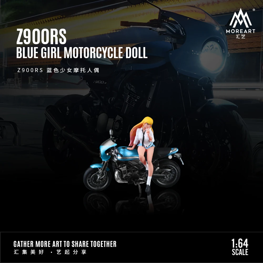 MoreArt 1:64 Z900RS Motorcycle Girl, Resin Character Model, Miniature Scene Decoration
MoreArt 1:64 Z900RS Motorcycle Girl, Resin Character Model, Miniature Scene Decoration