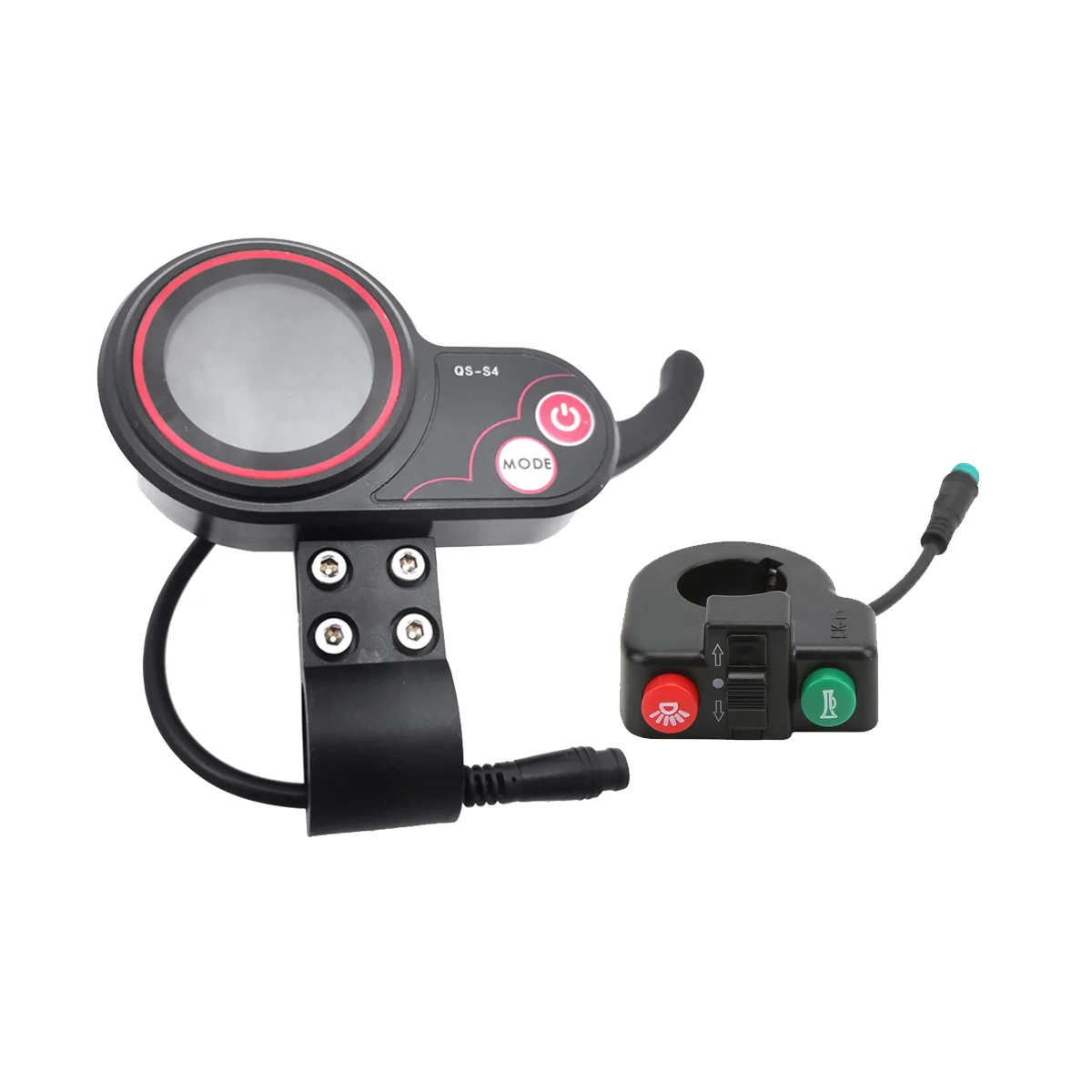 QS-S4 72V Thumb Throttle LCD Display Meter+Switch Button Only for Zero 11X Electric Scooter 6PIN Display
QS-S4 72V Thumb Throttle LCD Display Meter+Switch Button Only for Zero 11X Electric Scooter 6PIN Display