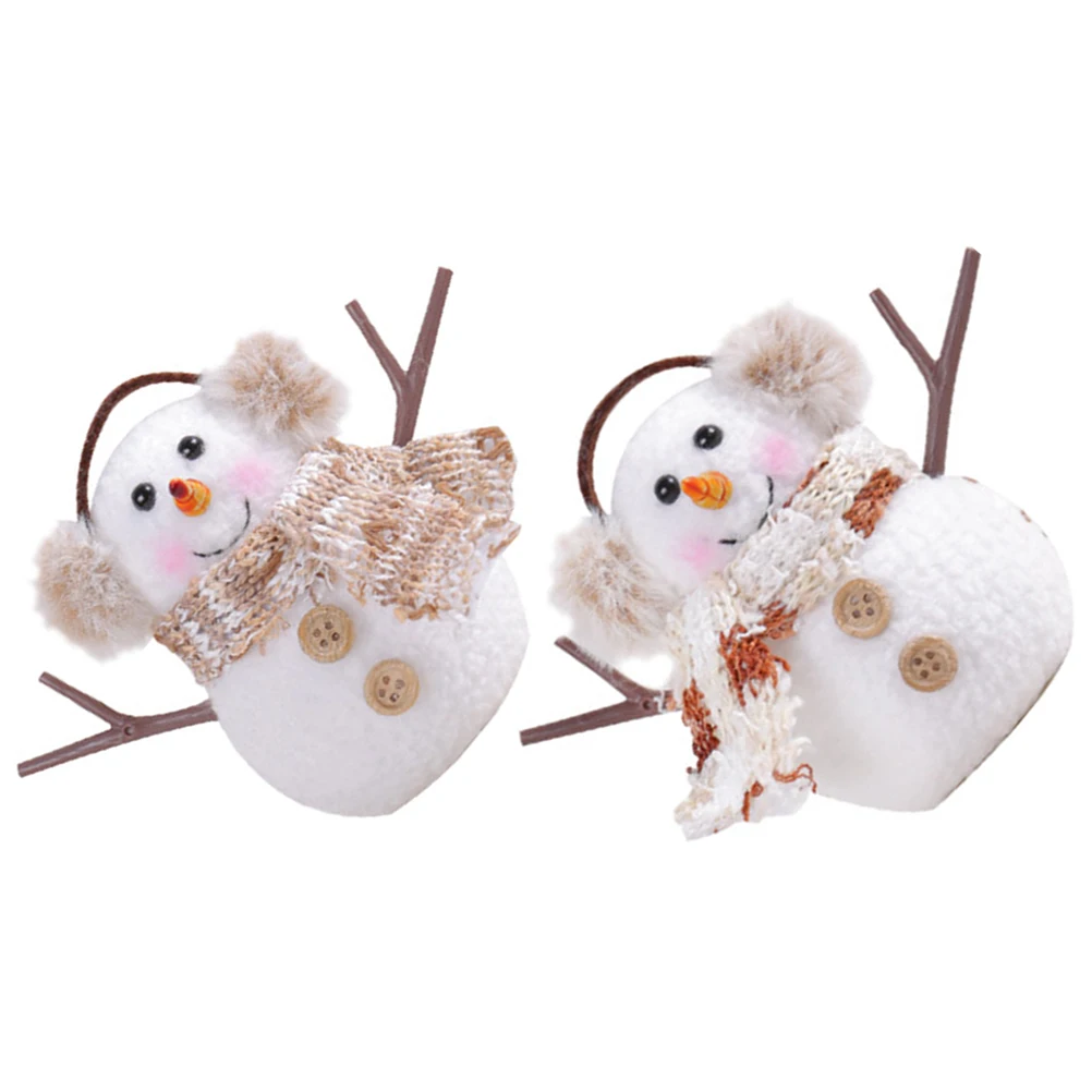 2pcs Glowing Snowman Christmas Ornaments Decorations Stripe Check Scarf Design for Tree Party Home Office Festive Gifts
2pcs Glowing Snowman Christmas Ornaments Decorations Stripe Check Scarf Design for Tree Party Home Office Festive Gifts