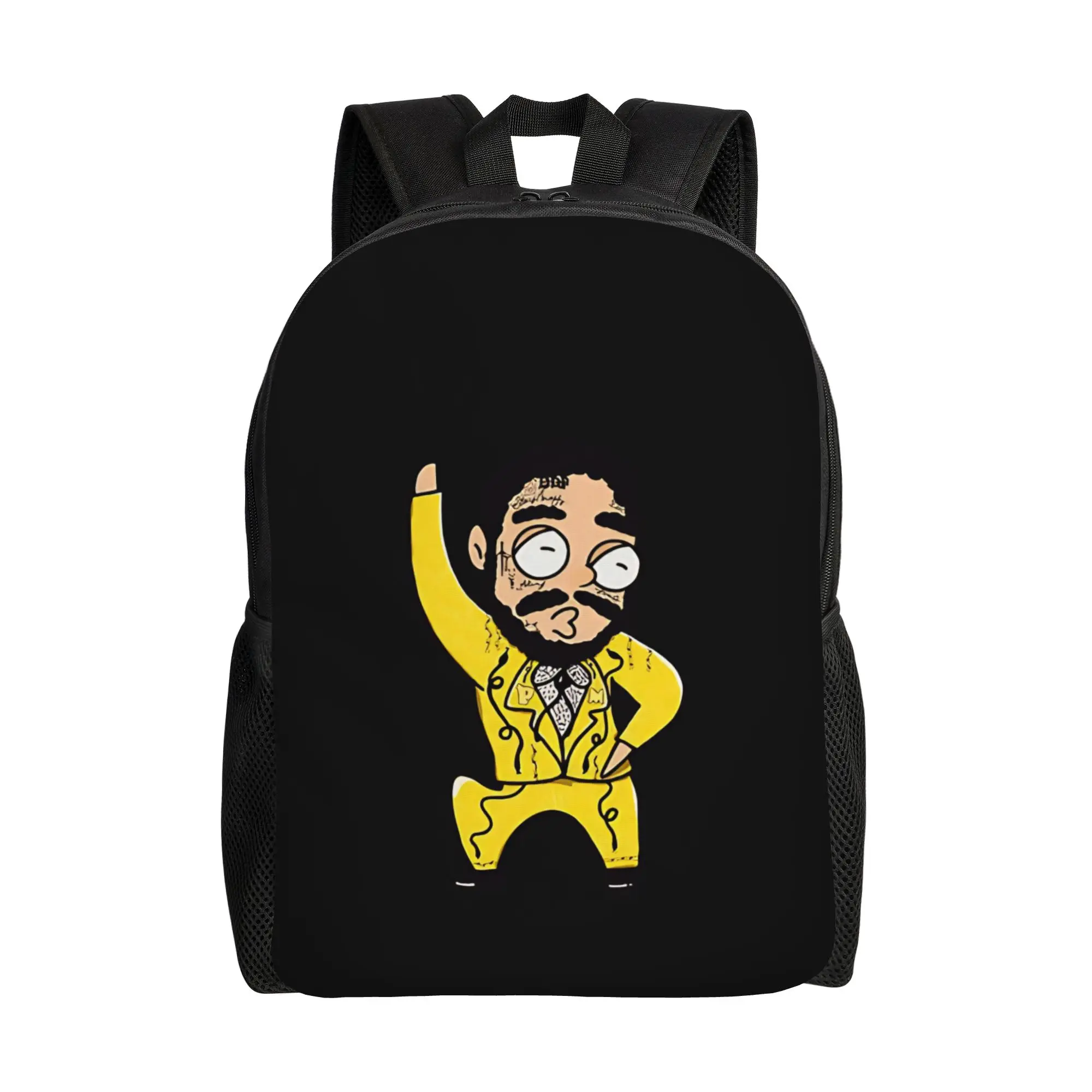 Post Malone hip hop cartoon Schoolbag Office Workers Sporty Fashionable mochila Large Capacity Laptop Bag Back To School Season
Post Malone hip hop cartoon Schoolbag Office Workers Sporty Fashionable mochila Large Capacity Laptop Bag Back To School Season
