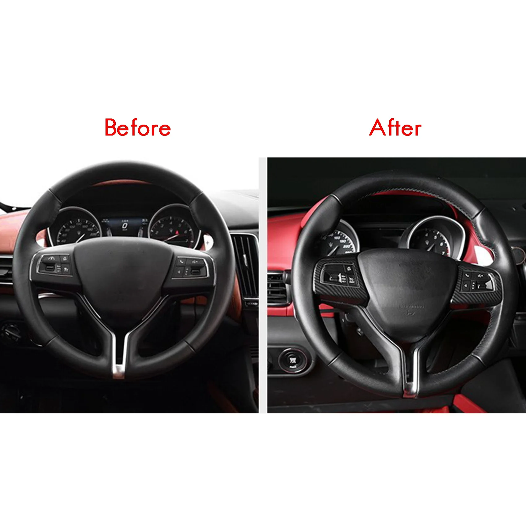 Накладка на руль из углеродного волокна, украшение для Maserati Levante 2016 2017 Ghibli 2014 2015 2016
Накладка на руль из углеродного волокна, украшение для Maserati Levante 2016 2017 Ghibli 2014 2015 2016