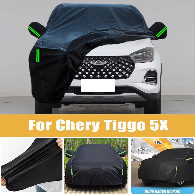 For Chery Tiggo 5X Full Car Cover Four Seasons Outdoor Sun Anti UV Rain Snow Dust Protection Oxford Cloth Accessories
For Chery Tiggo 5X Full Car Cover Four Seasons Outdoor Sun Anti UV Rain Snow Dust Protection Oxford Cloth Accessories
