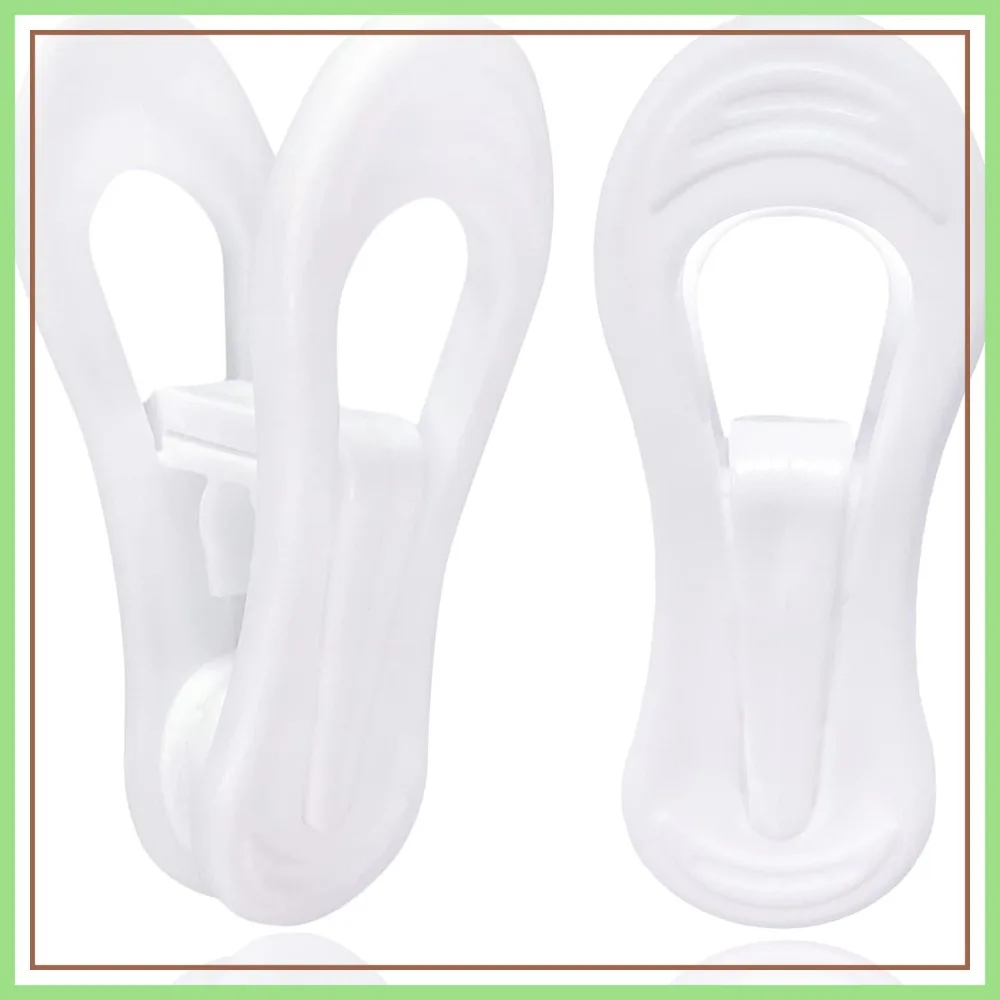 50 Pack White Hanger Clips, Multi-Purpose Plastic Clips for Skirt Pants Hangers, Clothes Pins
50 Pack White Hanger Clips, Multi-Purpose Plastic Clips for Skirt Pants Hangers, Clothes Pins