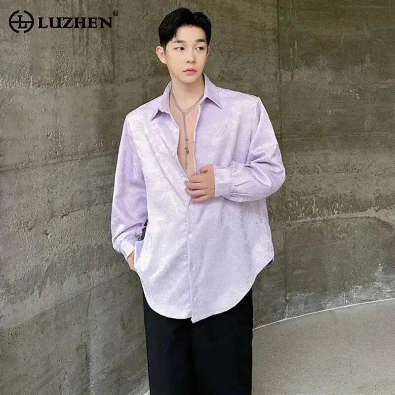 LUZHEN Sleeved Design Trendy Long New Shirts Jacquard Korean Stylish Temperament Classy Handsome Versatile Men's Clothes LZ8916
LUZHEN Sleeved Design Trendy Long New Shirts Jacquard Korean Stylish Temperament Classy Handsome Versatile Men's Clothes LZ8916