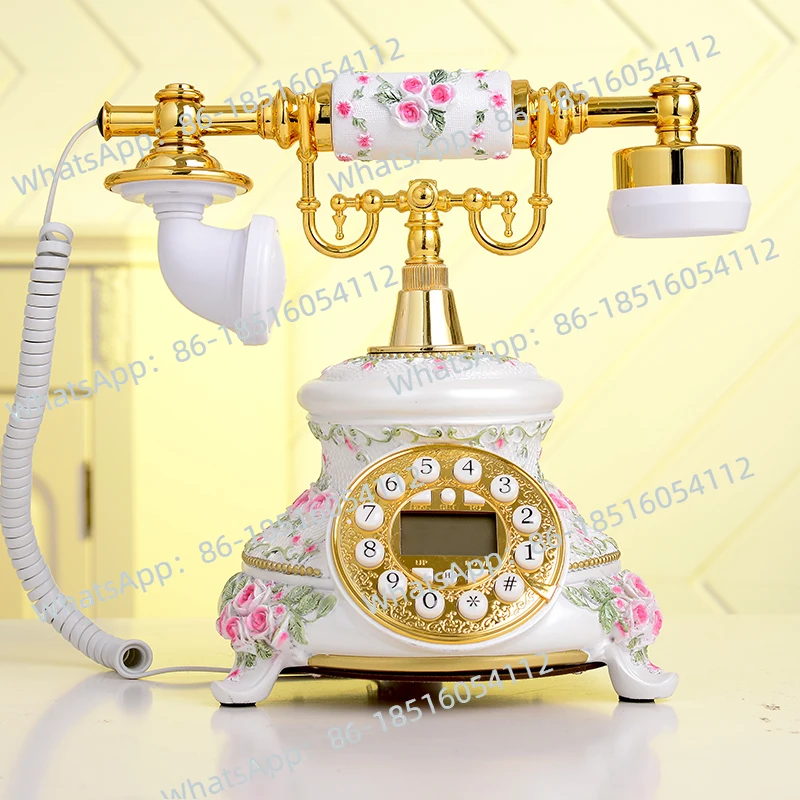Mu Yuzhen Retro Pastoral Phone European Fashion Antique Home Phone Landline Office Wireless Card Phone
Mu Yuzhen Retro Pastoral Phone European Fashion Antique Home Phone Landline Office Wireless Card Phone