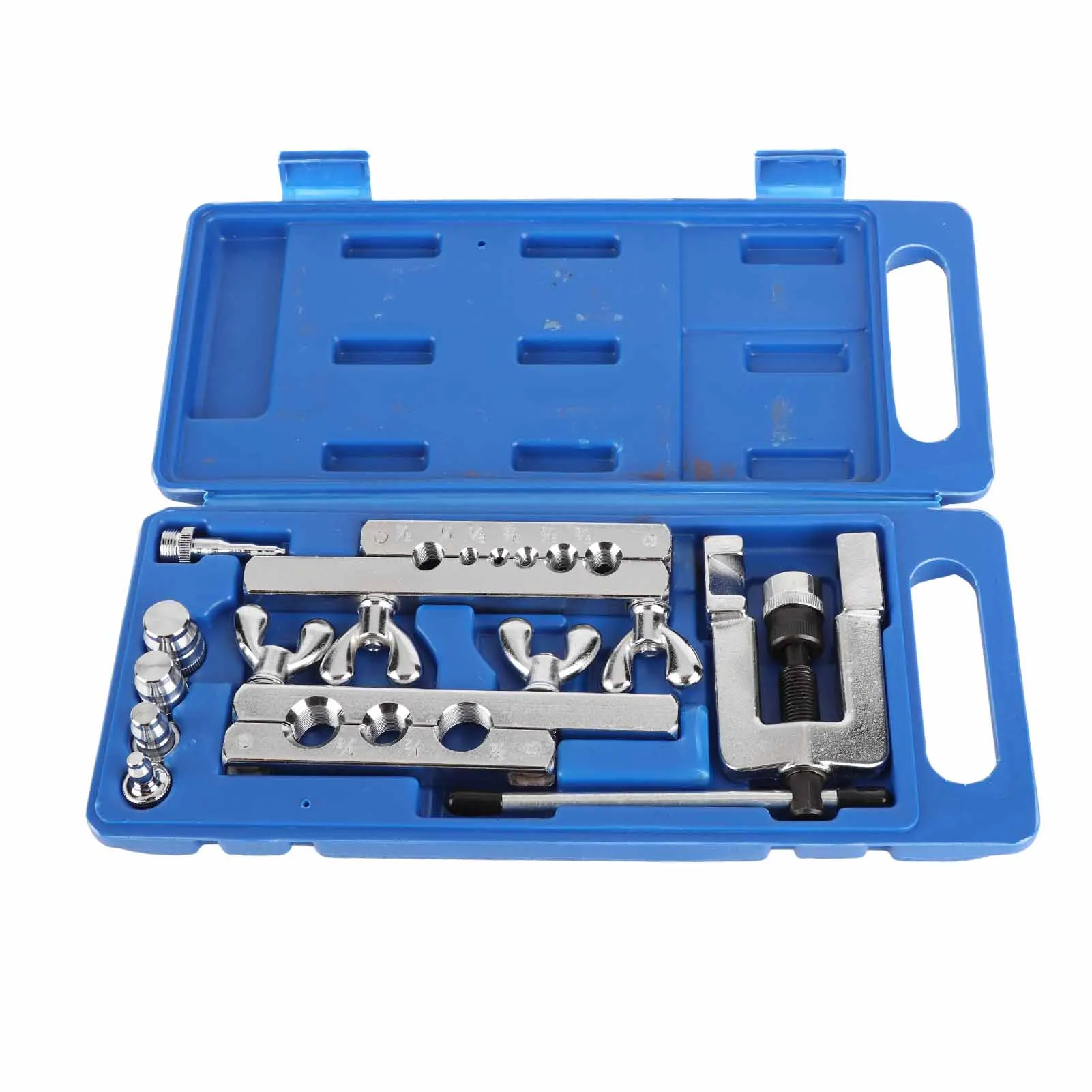 Copper Pipe Expander HVAC Flaring Swaging Tool Kit Metric System Ergonomic Copper Pipe Tubing Expanding Hand Tool Tube Expander
Copper Pipe Expander HVAC Flaring Swaging Tool Kit Metric System Ergonomic Copper Pipe Tubing Expanding Hand Tool Tube Expander