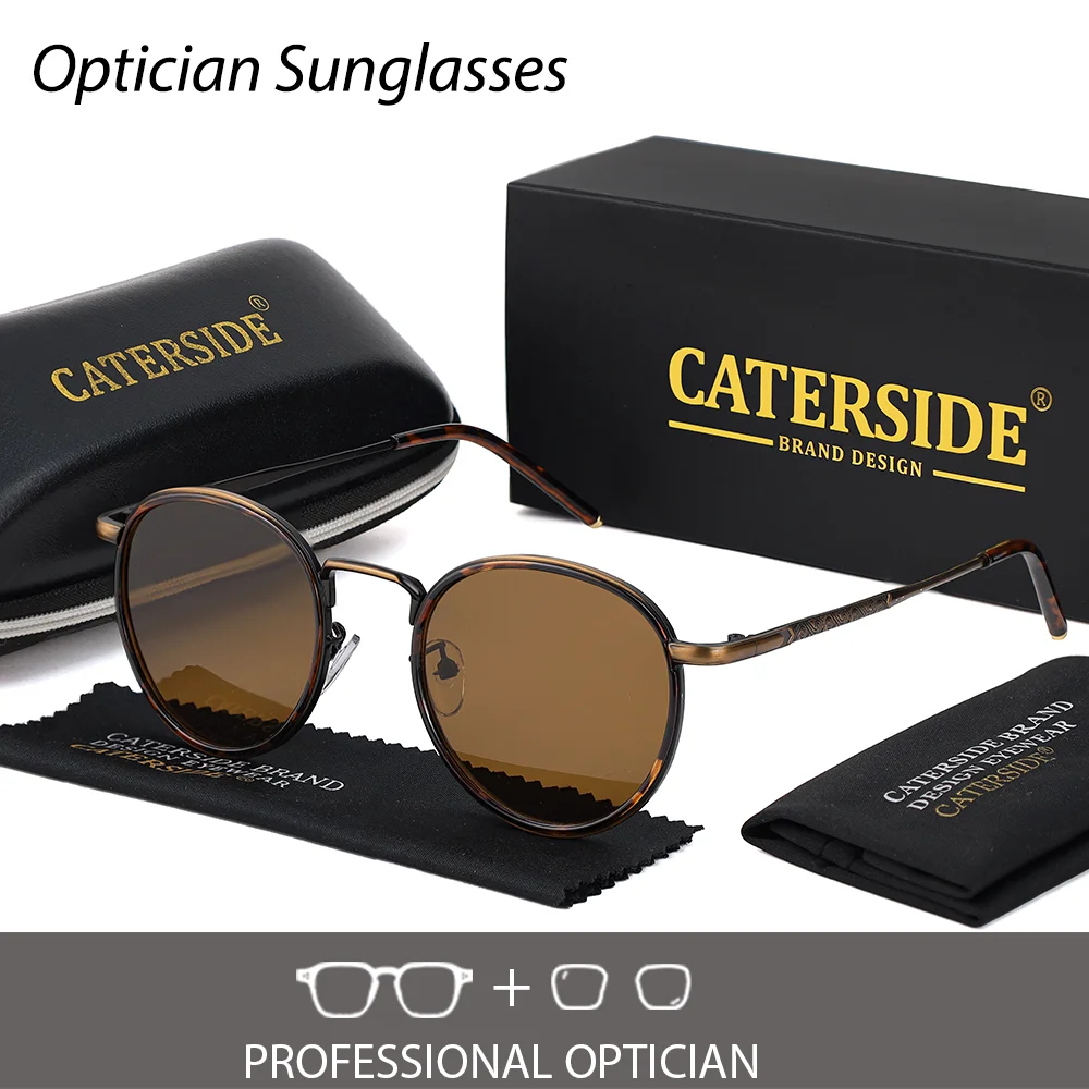 CATERSIDE New Optical Sunglasses Men's Retro Small Round Frame Prescription Glasses Women's Outdoor Uv Resistant Myopia Glasses
CATERSIDE New Optical Sunglasses Men's Retro Small Round Frame Prescription Glasses Women's Outdoor Uv Resistant Myopia Glasses