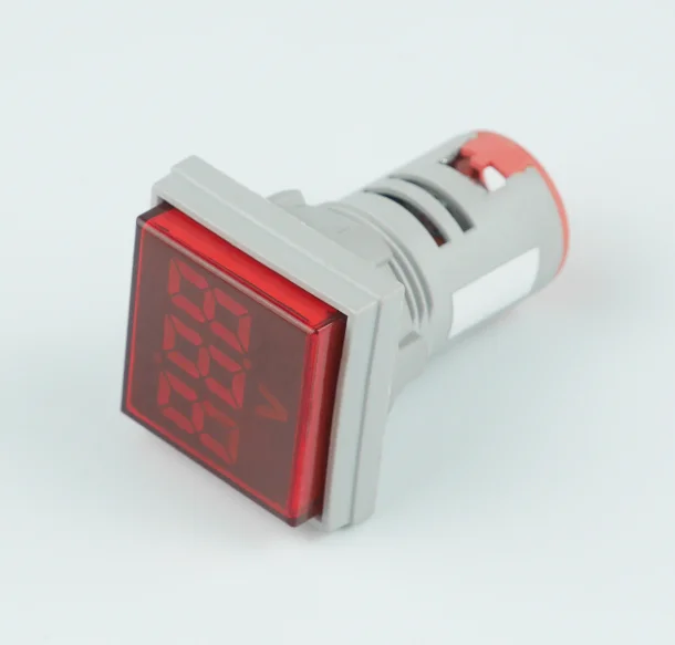 square voltmeter AC12-500V mechanical equipment indicator AD22-FVDS digital voltage display meter Red
square voltmeter AC12-500V mechanical equipment indicator AD22-FVDS digital voltage display meter Red