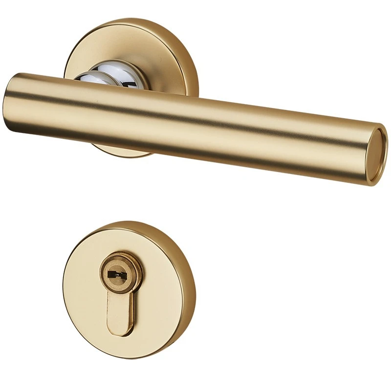 Bedroom silent magnetic suction modern simple brass door lock Nordic style solid wood room door lock
Bedroom silent magnetic suction modern simple brass door lock Nordic style solid wood room door lock