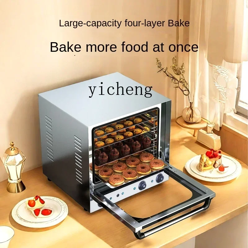 ZC Full See-through Hot Air Circulation Electric Oven Commercial Spray Type Electric Oven Large Oven
ZC Full See-through Hot Air Circulation Electric Oven Commercial Spray Type Electric Oven Large Oven