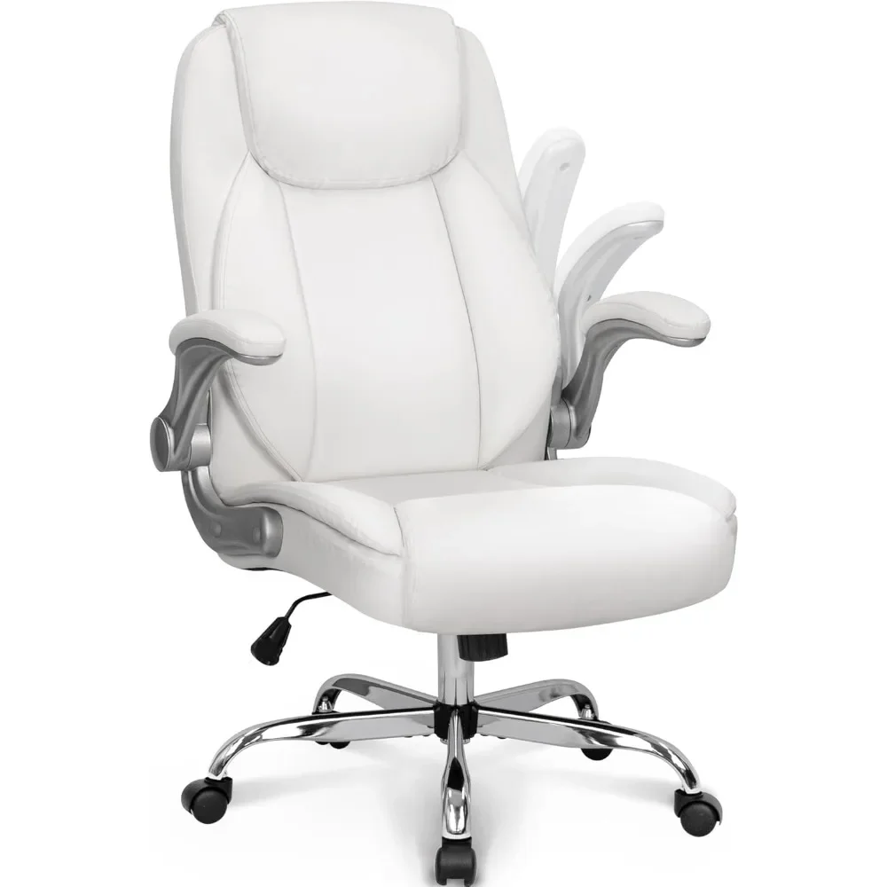 Ergonomic Office Chair PU Leather Executive Chair Padded Flip Up Armrest Computer Chair Adjustable
Ergonomic Office Chair PU Leather Executive Chair Padded Flip Up Armrest Computer Chair Adjustable