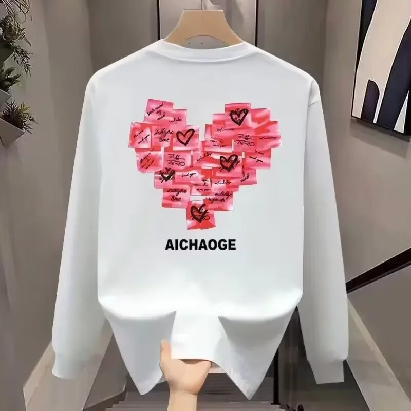 American design sense neutral wind printing couple sweater men's crew neck trendy brand loose large size casual black spring and
American design sense neutral wind printing couple sweater men's crew neck trendy brand loose large size casual black spring and