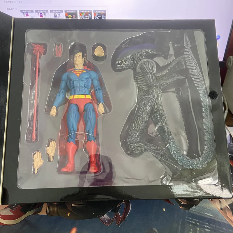 Neca Alien VS Batman Superman Figure Alien Xenomorph NYCC 2019 Action Figures Bruce Wayne Toys Collectible Model Gift 2pcs/Set
Neca Alien VS Batman Superman Figure Alien Xenomorph NYCC 2019 Action Figures Bruce Wayne Toys Collectible Model Gift 2pcs/Set