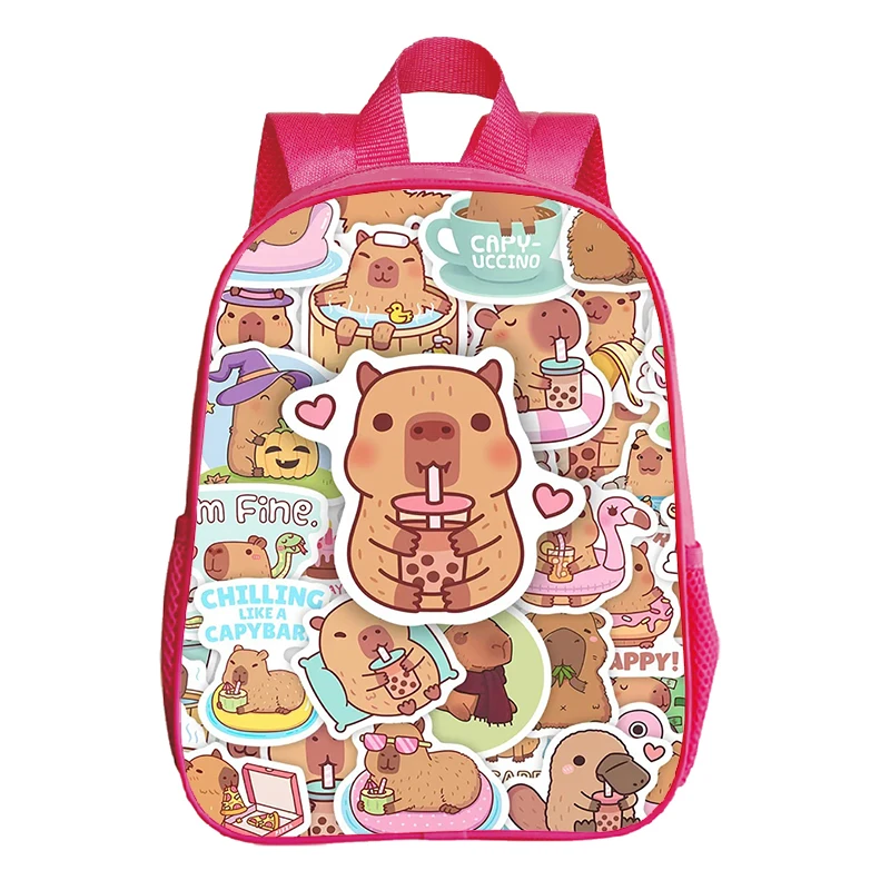 12inch Cute Capybara Backpack for Preschool Girl Cartoon Kindergarten Schoolbag Animal Capybara Bookbag Kids Back To School Gift
12inch Cute Capybara Backpack for Preschool Girl Cartoon Kindergarten Schoolbag Animal Capybara Bookbag Kids Back To School Gift