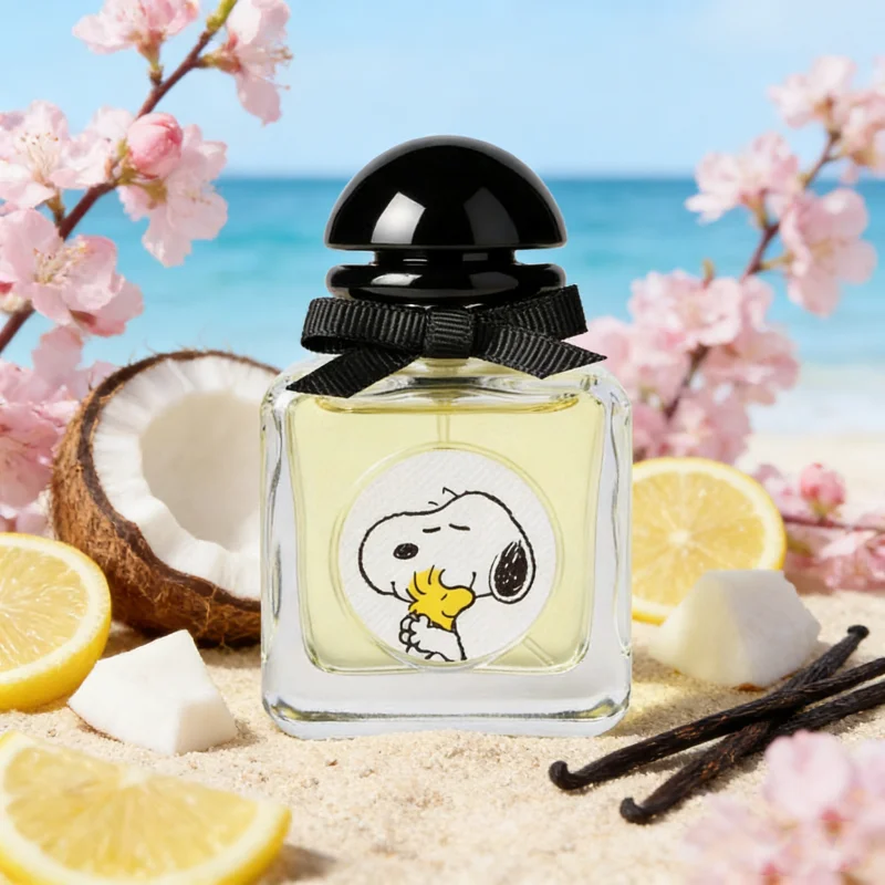 Snoopy 50ml/1.69oz Women's EDP, Sweet Pear Strawberry Floral Vanilla Long-Lasting Perfume, Cute Cartoon Bottle, Ideal Gift
Snoopy 50ml/1.69oz Women's EDP, Sweet Pear Strawberry Floral Vanilla Long-Lasting Perfume, Cute Cartoon Bottle, Ideal Gift