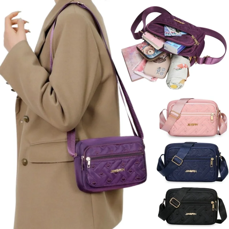 New Fashion Embroidery Women Nylon Square Handbags Lady's Shoulder Cross Body Female Casual Women's Zipper Handbag
New Fashion Embroidery Women Nylon Square Handbags Lady's Shoulder Cross Body Female Casual Women's Zipper Handbag