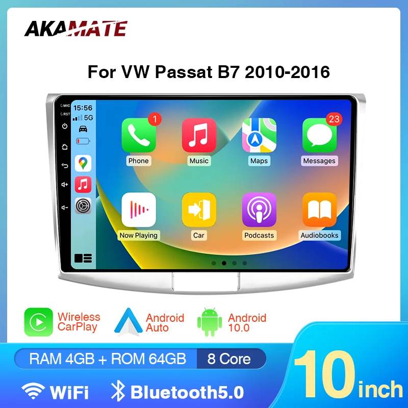 10 Inch Android Car Radio For VW Volkswagen Passat B7 2010-2016 Multimedia CarPlay Android Auto Radio Video Player WIFI GPS FM
10 Inch Android Car Radio For VW Volkswagen Passat B7 2010-2016 Multimedia CarPlay Android Auto Radio Video Player WIFI GPS FM