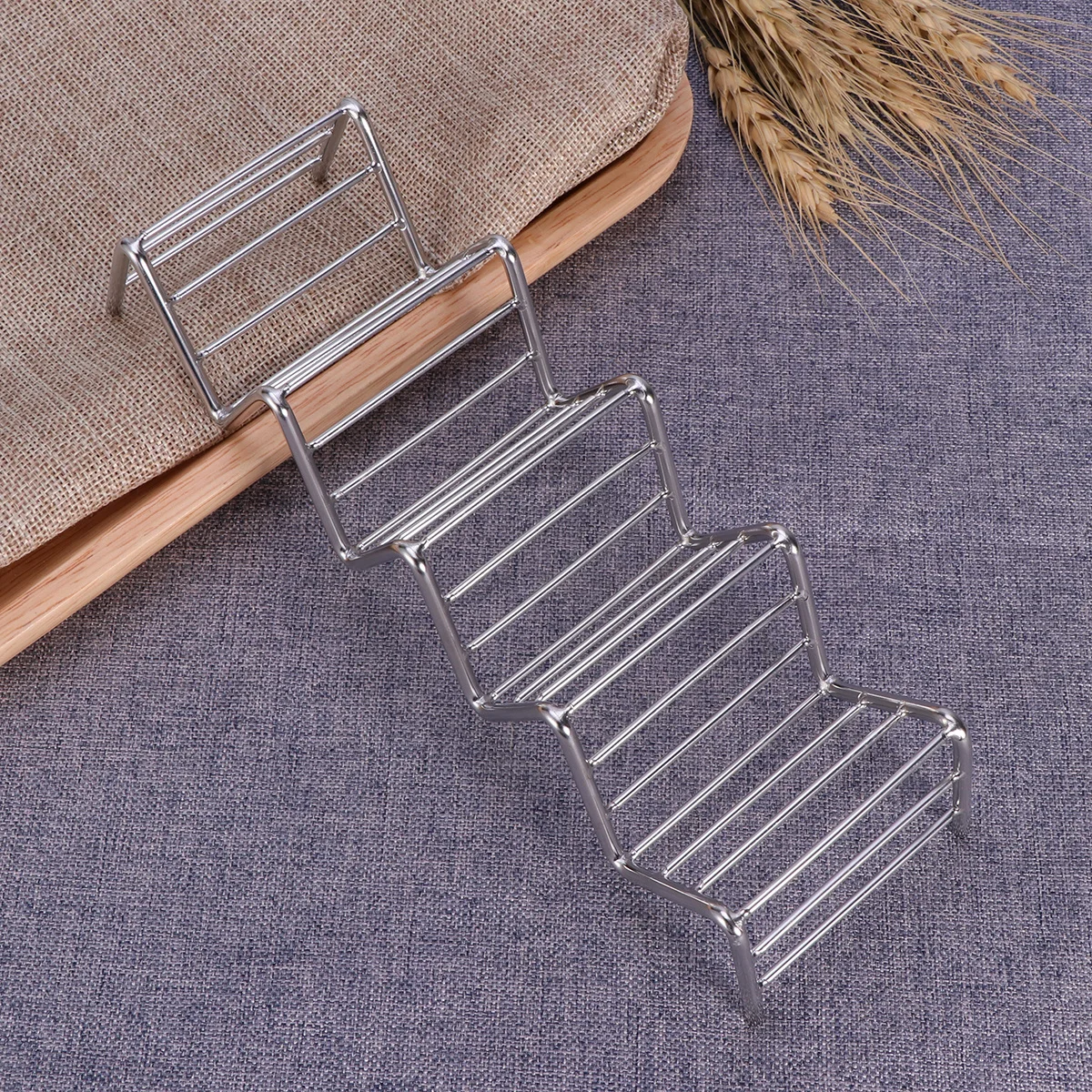 Taco Holder for Filling Metal Cookware Rack Dishwasher Safe Kitchen Utensil Plate
Taco Holder for Filling Metal Cookware Rack Dishwasher Safe Kitchen Utensil Plate