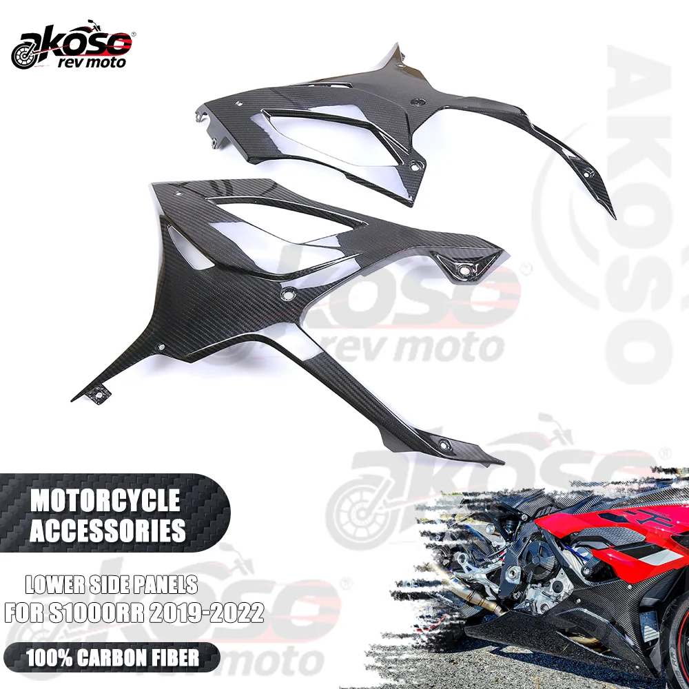 Нижние боковые панели, обтекатели, поддон из чистого 3K, аксессуары из углеродного волокна для BMW S1000RR 2019-2022, обтекатели, детали мотоцикла
Нижние боковые панели, обтекатели, поддон из чистого 3K, аксессуары из углеродного волокна для BMW S1000RR 2019-2022, обтекатели, детали мотоцикла