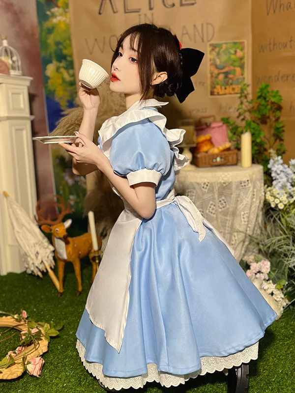 Blue Princess Dress Maid Outfit Women's Clothing Qing Blue Color Spring Season Chinese Manufacturer No Brand Registered Trade...
Blue Princess Dress Maid Outfit Women's Clothing Qing Blue Color Spring Season Chinese Manufacturer No Brand Registered Trade...