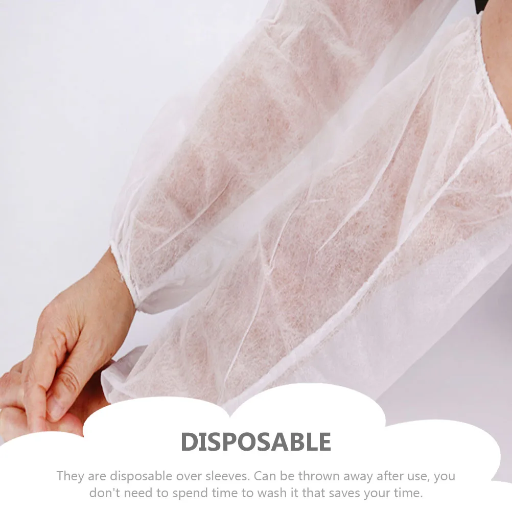 50pcs Non-Woven Wear-Resistant Arm Sleeves Kitchen Protective Covers Elastic Disposable Sleeves For Home Adults Bulk
50pcs Non-Woven Wear-Resistant Arm Sleeves Kitchen Protective Covers Elastic Disposable Sleeves For Home Adults Bulk