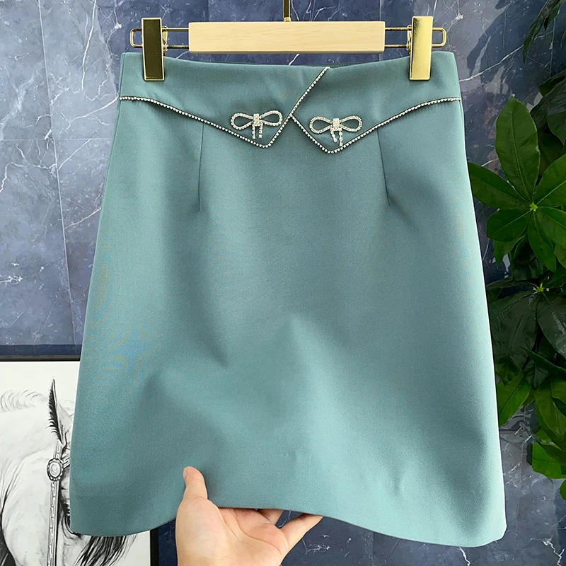 Ele ort A-Line Skirt with Diamond Embelliment And Waist Seal Heavy Embroidery Commute Sle Women's Summer Faion
Ele ort A-Line Skirt with Diamond Embelliment And Waist Seal Heavy Embroidery Commute Sle Women's Summer Faion