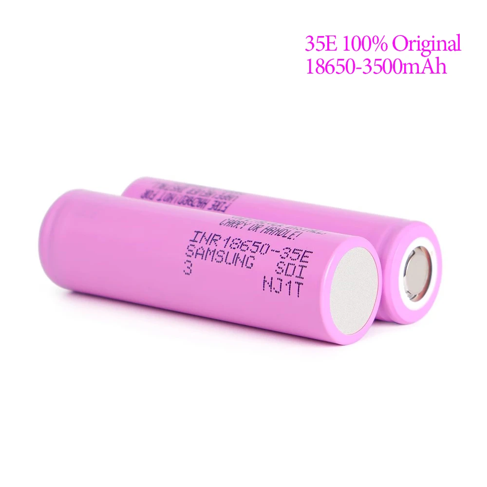18650 Battery 100% Genuine INR18650-35E 3500mAh 3.7V 20A Rechargeable 18650 Lithium Ion Battery for Toys Power Tools Flashlight
18650 Battery 100% Genuine INR18650-35E 3500mAh 3.7V 20A Rechargeable 18650 Lithium Ion Battery for Toys Power Tools Flashlight