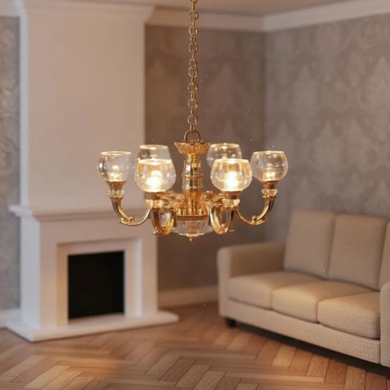 1:12 Dollhouse Chandelier Luxury Design Dollhouse Chandelier Miniature Ceiling Lamp Photography Prop Mini Hanging Lamp Realistic
1:12 Dollhouse Chandelier Luxury Design Dollhouse Chandelier Miniature Ceiling Lamp Photography Prop Mini Hanging Lamp Realistic