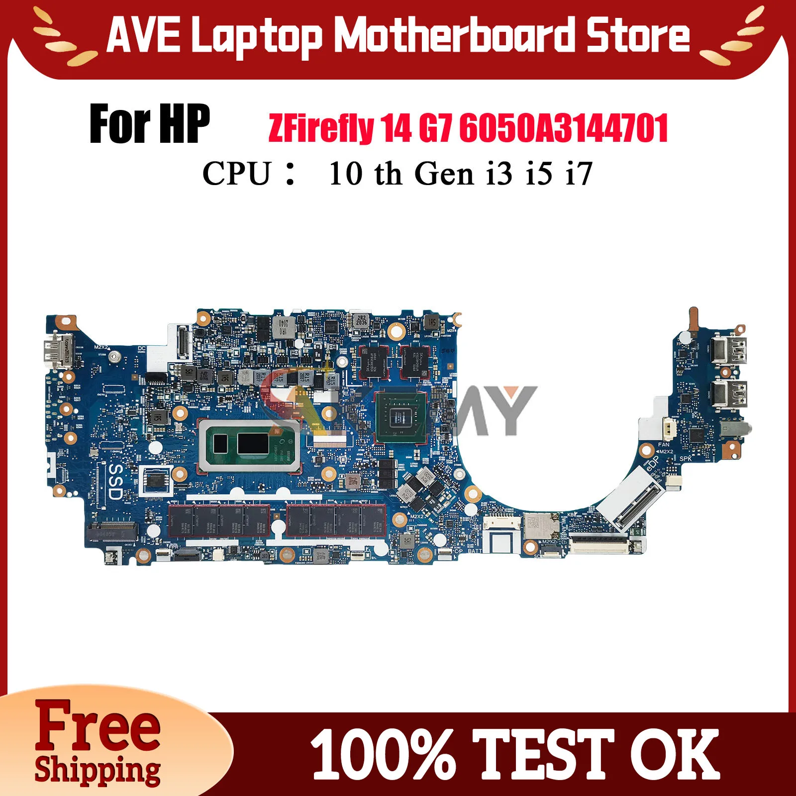 6050A3144701 для ноутбука HP Zbook Firefly 14 G7, материнская плата M07111-001 M07116-001 с процессором i5 i7, 4 ГБ графического процессора, 100% полностью протестировано
6050A3144701 для ноутбука HP Zbook Firefly 14 G7, материнская плата M07111-001 M07116-001 с процессором i5 i7, 4 ГБ графического процессора, 100% полностью протестировано