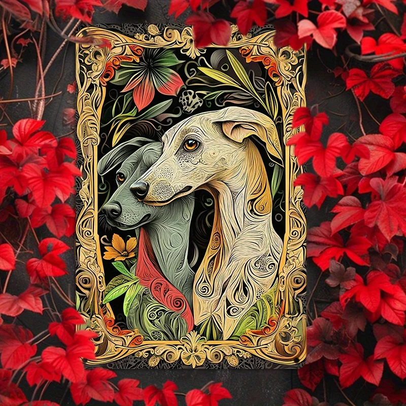 1pc Elegant Dog Aluminum Wall Art, High-Definition Metal Tin Sign, Waterproof & Weather-Resistant, 8x12 Inch, with Pre-Drilled
1pc Elegant Dog Aluminum Wall Art, High-Definition Metal Tin Sign, Waterproof & Weather-Resistant, 8x12 Inch, with Pre-Drilled