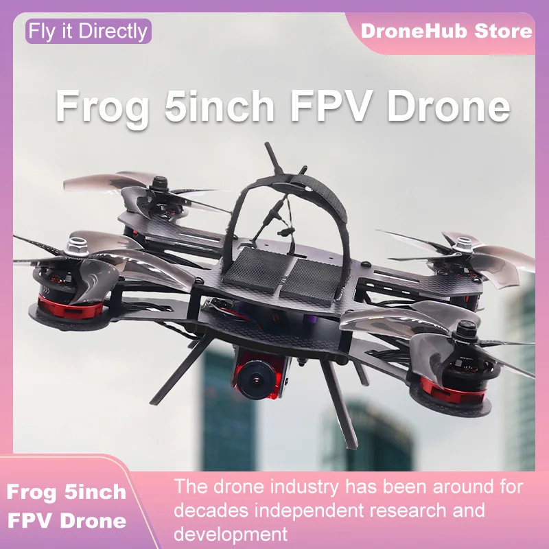 B-CUBE Frog 5inch FPV Drone Frame Kit Carbon Fiber Racing Drone Quadcopter Freestyle INAV Beatflight F722 M10 GPS Flight Control
B-CUBE Frog 5inch FPV Drone Frame Kit Carbon Fiber Racing Drone Quadcopter Freestyle INAV Beatflight F722 M10 GPS Flight Control