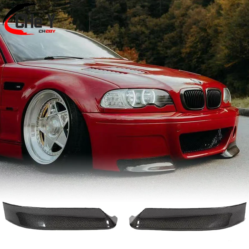 Car Front Bumper Splitters Diffuser Spoiler Splitter Lip Guard Lip For BMW E46 1999-2006 M3 Carbon Fiber CSL Style
Car Front Bumper Splitters Diffuser Spoiler Splitter Lip Guard Lip For BMW E46 1999-2006 M3 Carbon Fiber CSL Style