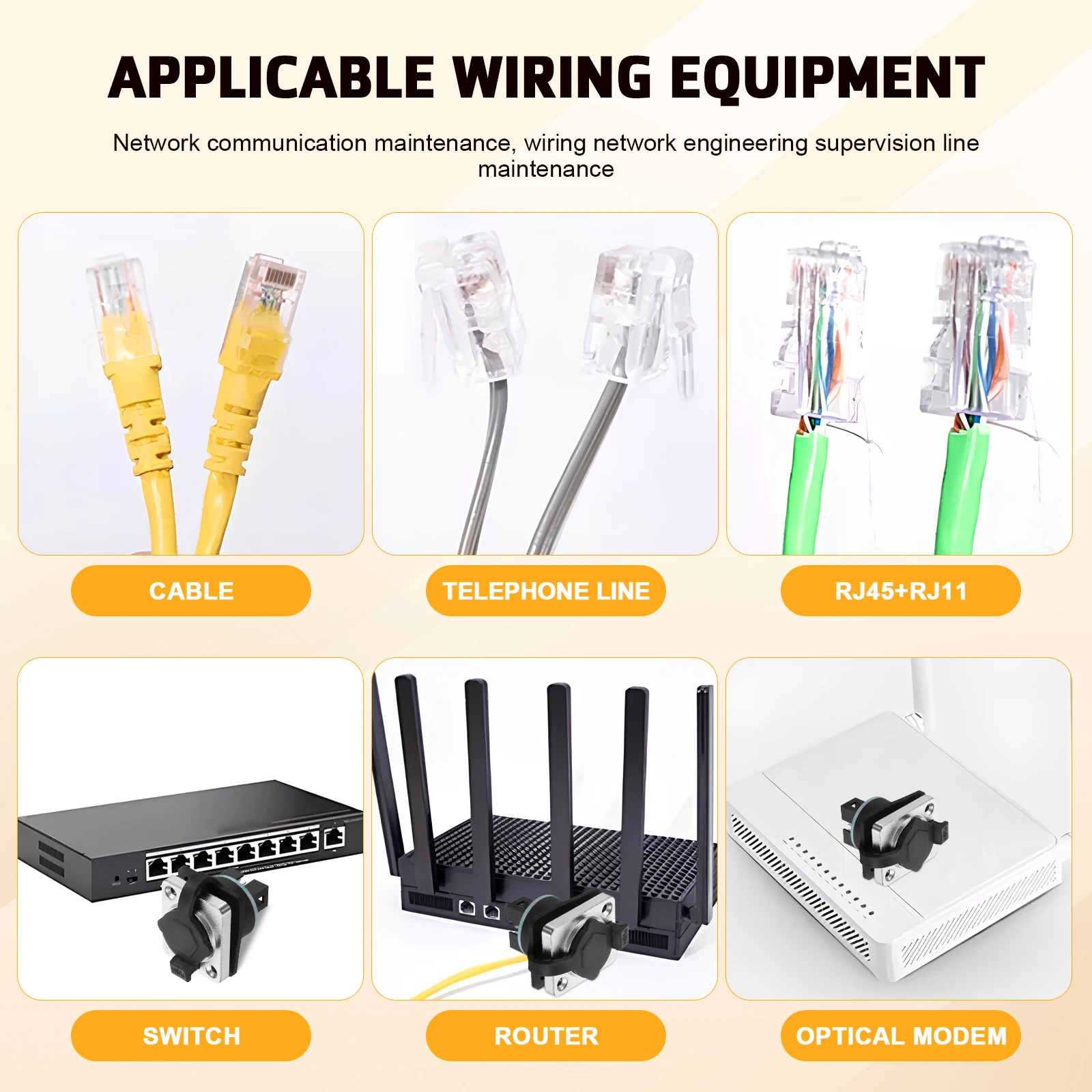 Waterproof Socket Equipment Connector Outdoor Network Cable Inline Plug Plastic Adapter
Waterproof Socket Equipment Connector Outdoor Network Cable Inline Plug Plastic Adapter