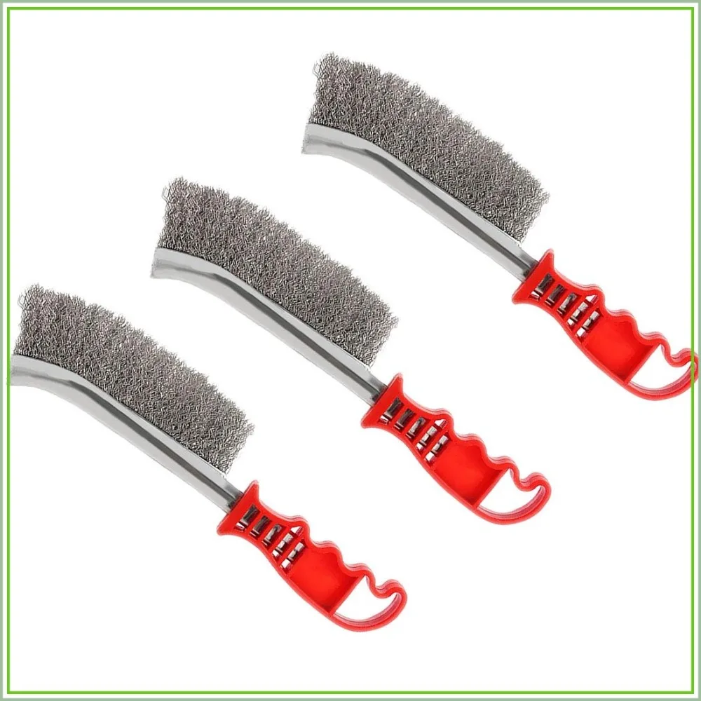 3pcs Wire Scratch Brushes Set, Carbon Steel & Stainless Steel for Cleaning Welding Slag and Rust
3pcs Wire Scratch Brushes Set, Carbon Steel & Stainless Steel for Cleaning Welding Slag and Rust