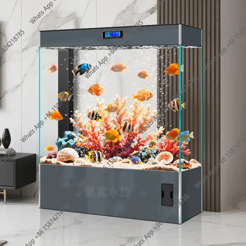 Household Fish Tank, Living Room, Ultra-white Glass, Large Water-free Floor-to-ceiling Machine, Aquarium, Goldfish Tank
Household Fish Tank, Living Room, Ultra-white Glass, Large Water-free Floor-to-ceiling Machine, Aquarium, Goldfish Tank