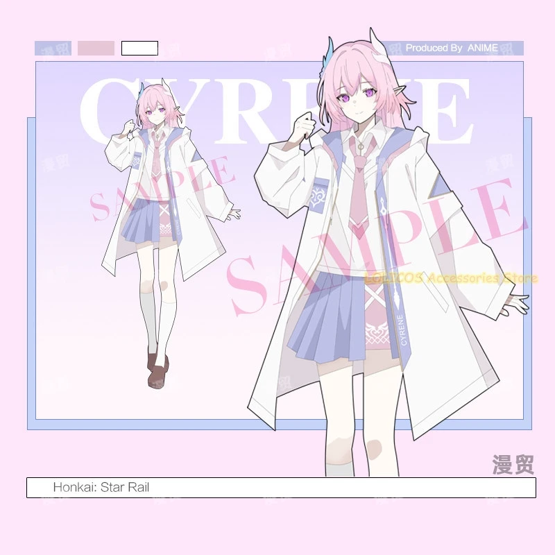 Game Cyrene Honkai:Star Rail Cosplay Costume Daily Student Autumn Wind Coat Hoodies Tops Jacket JK Skirt Suit
Game Cyrene Honkai:Star Rail Cosplay Costume Daily Student Autumn Wind Coat Hoodies Tops Jacket JK Skirt Suit