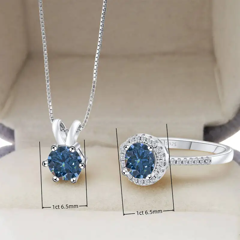 Комплект из 2-х колье-подвесок с муассанитом 2CT цвета D для женщин, из стерлингового серебра 925 пробы, сверкающие ювелирные украшения, подарок на День святого Валентина
Комплект из 2-х колье-подвесок с муассанитом 2CT цвета D для женщин, из стерлингового серебра 925 пробы, сверкающие ювелирные украшения, подарок на День святого Валентина