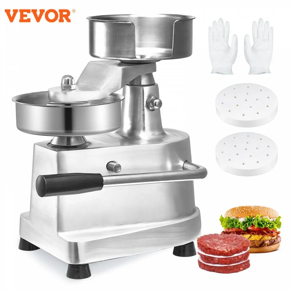 VEVOR Commercial Burger Patty Maker Hamburger Beef Patty Maker Heavy Duty Food-Grade Stainless Steel Bowl Burger Press Machine
VEVOR Commercial Burger Patty Maker Hamburger Beef Patty Maker Heavy Duty Food-Grade Stainless Steel Bowl Burger Press Machine