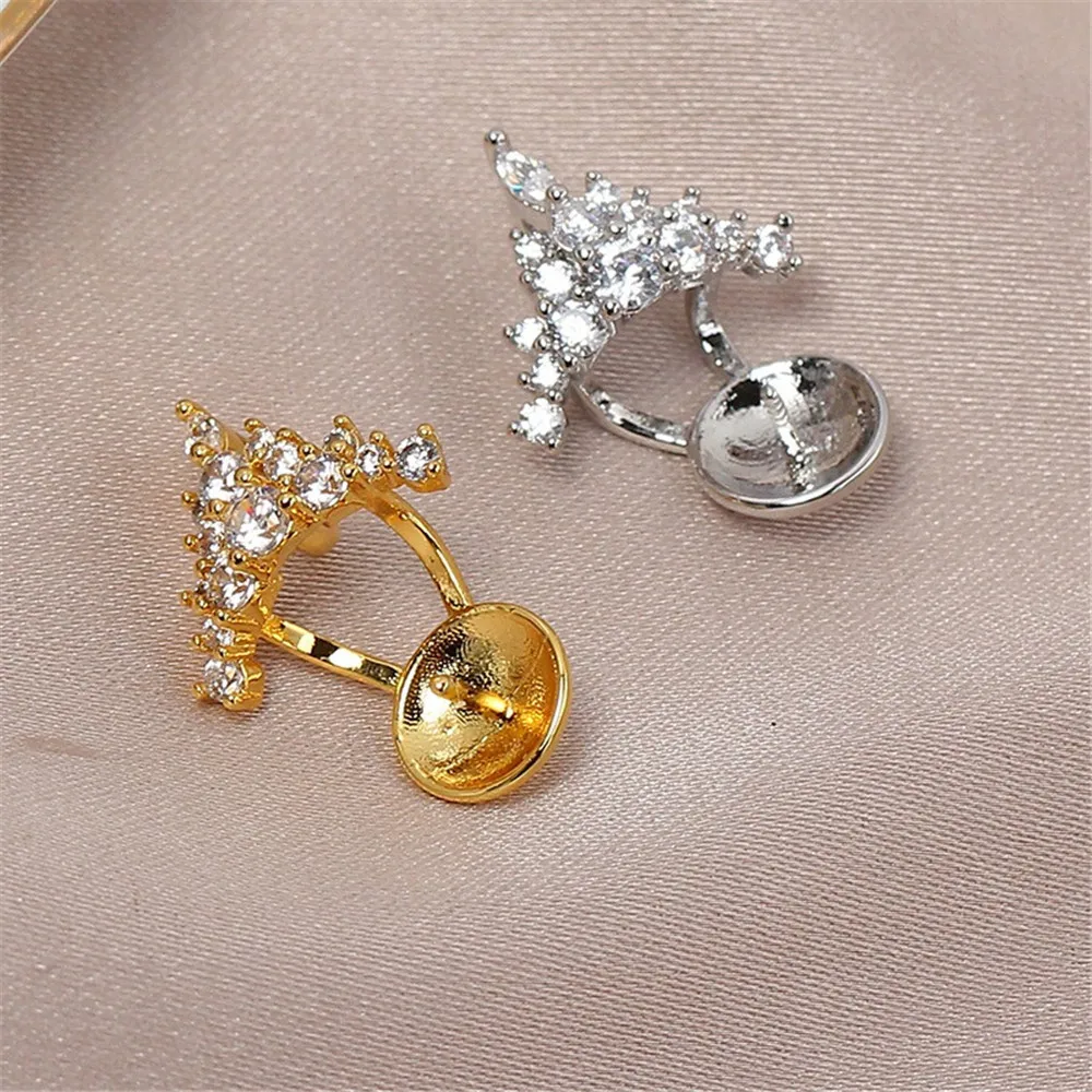 18K Gold Plated Pearl Set Base, DIY Jewelry Making Supplies, Blank Pendant Ear Stud Bases for Handmade Accessories No Pearl
18K Gold Plated Pearl Set Base, DIY Jewelry Making Supplies, Blank Pendant Ear Stud Bases for Handmade Accessories No Pearl