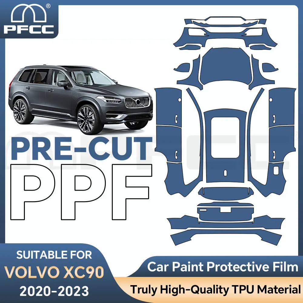 Car Accessories For Volvo XC90 INSCRIPTION 2020-2023 TPU Precut Paint Protection Film Full Vehicle Anti-Scratch Exterior PPF
Car Accessories For Volvo XC90 INSCRIPTION 2020-2023 TPU Precut Paint Protection Film Full Vehicle Anti-Scratch Exterior PPF