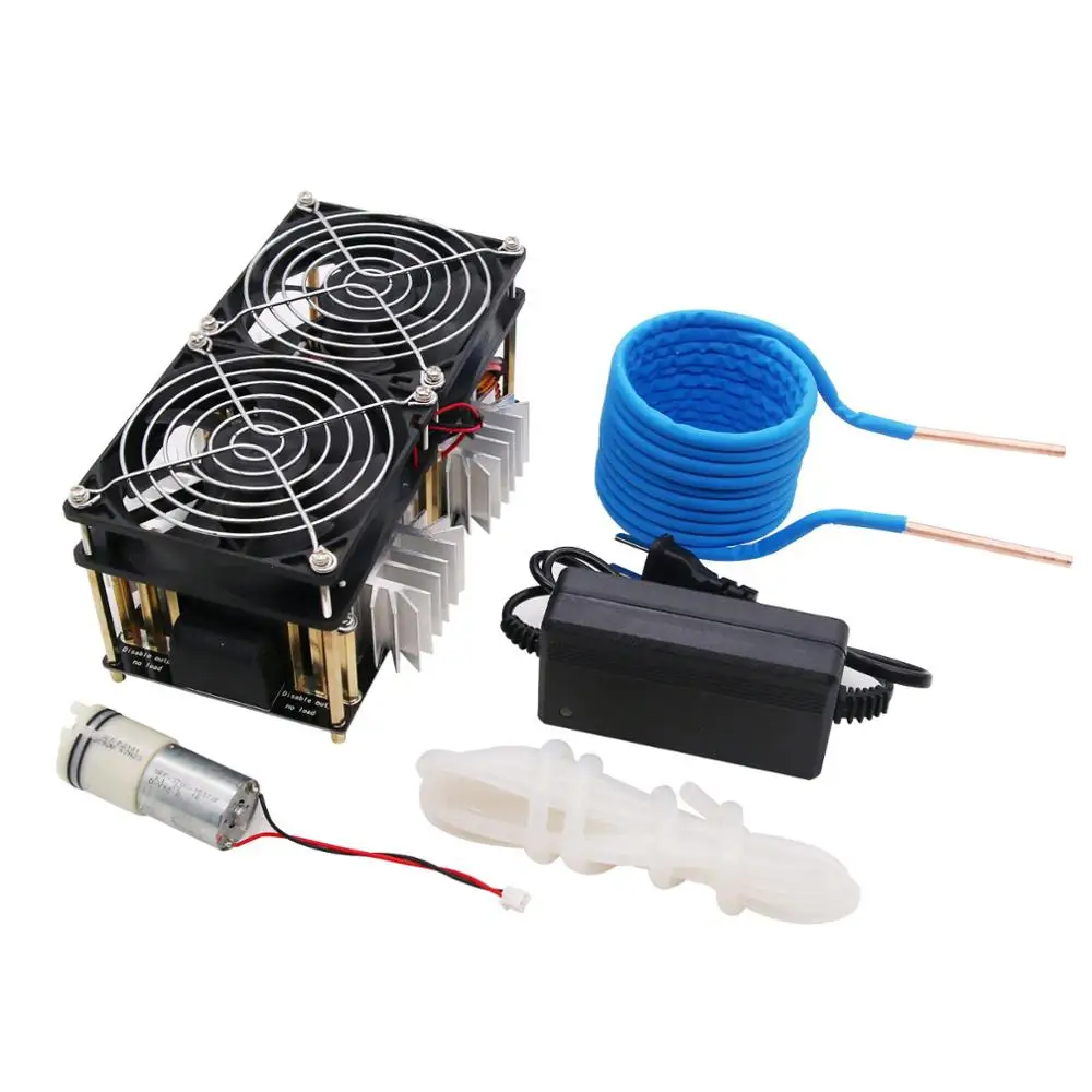 ZVS Induction Heater High Frequency 1800W Finished Main Board + Heating Coil + Power Supply
ZVS Induction Heater High Frequency 1800W Finished Main Board + Heating Coil + Power Supply