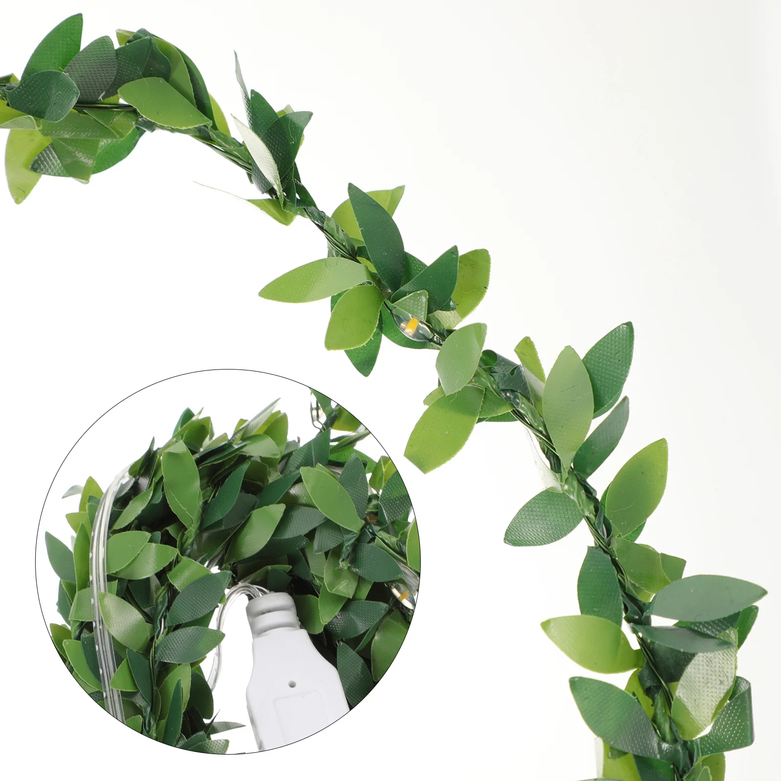 Green Leaf Rattan LED String Lights Garland Mini Christmas Tree Decorations PVC Material Home Garden KTV Bar Mall Party Holiday
Green Leaf Rattan LED String Lights Garland Mini Christmas Tree Decorations PVC Material Home Garden KTV Bar Mall Party Holiday