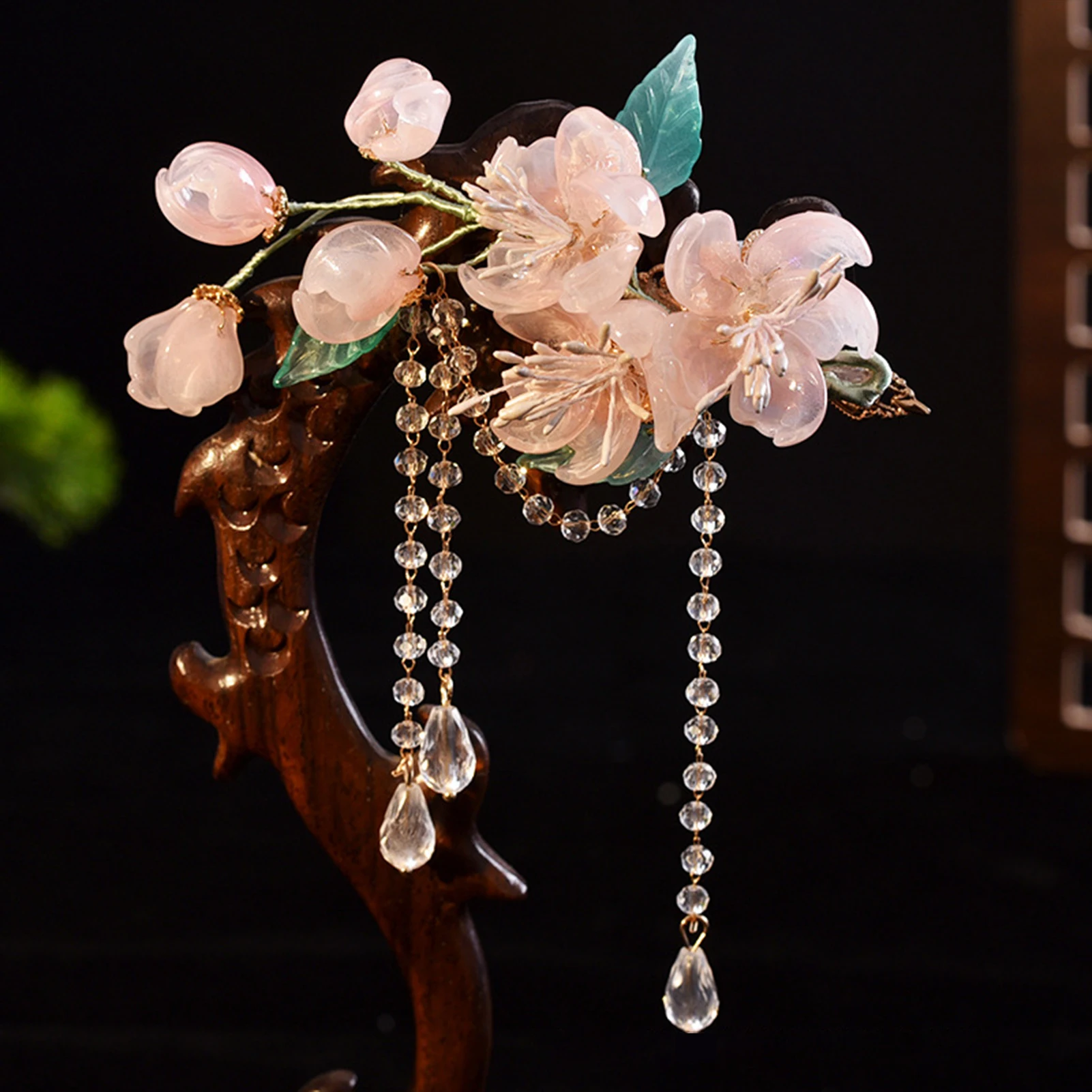 Elegant Pink Floral Hair Clips Ancient Chinese Style Flower Hair Stick Tassel Hair Chopstick Hanfu Headwear Women Headpieces
Elegant Pink Floral Hair Clips Ancient Chinese Style Flower Hair Stick Tassel Hair Chopstick Hanfu Headwear Women Headpieces