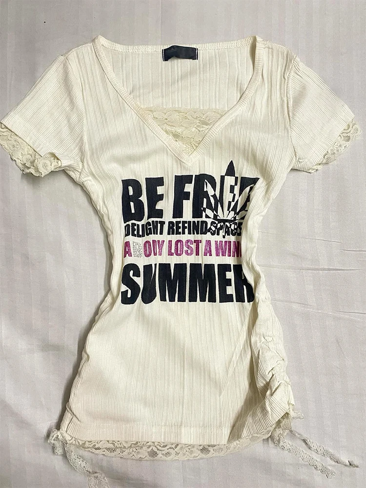 Floral Original Design Vintage White Lace Splicing T-irt Waist Cinching Slimming Top Casual Sle Polyester Fiber
Floral Original Design Vintage White Lace Splicing T-irt Waist Cinching Slimming Top Casual Sle Polyester Fiber
