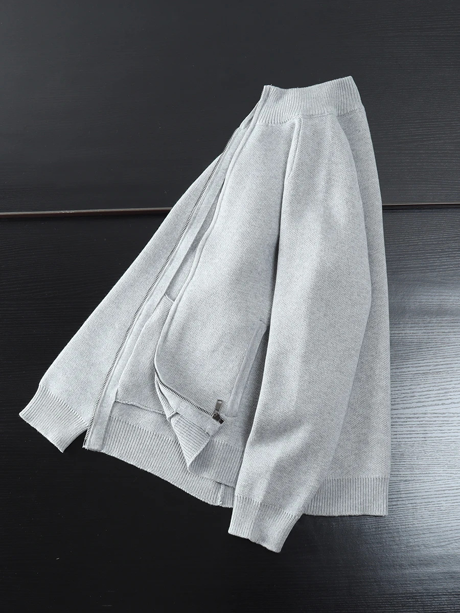 Men's Knitted Long Sve Thiened Jaet Collar Coat Autumn Winter Faion Ci Sle Busin Casual Pure Color VAST
Men's Knitted Long Sve Thiened Jaet Collar Coat Autumn Winter Faion Ci Sle Busin Casual Pure Color VAST