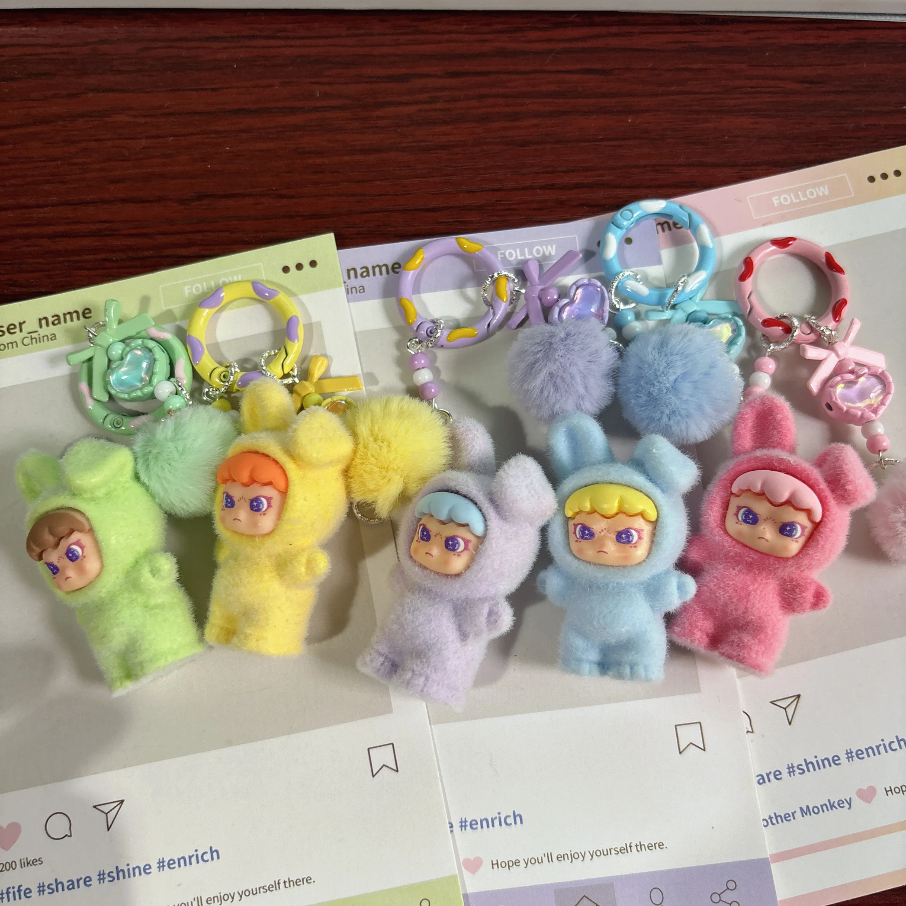 Kawaii doll Keychain Cartoon Creative Three-Dimensional Doll Students Schoolbag Pendant Car Keyring Women and Men Trend Gifts
Kawaii doll Keychain Cartoon Creative Three-Dimensional Doll Students Schoolbag Pendant Car Keyring Women and Men Trend Gifts