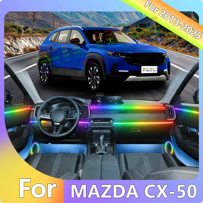 FILIPLI For The MAZDA CX-50 For 2021 App Controlled Car Interior Lights 4 RGB Night Driving Ambient Light By Bluetooth Control
FILIPLI For The MAZDA CX-50 For 2021 App Controlled Car Interior Lights 4 RGB Night Driving Ambient Light By Bluetooth Control