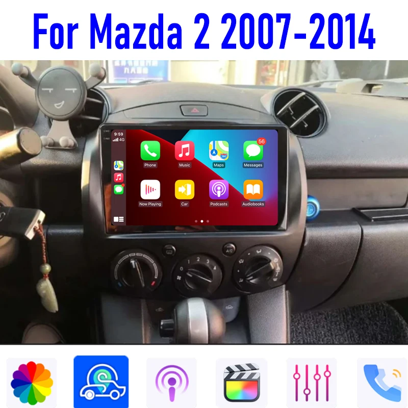 9" For Mazda 2 2007-2014 Car Stereo Radio Head Unit Wireless Apple Carplay Android13 Auto Intelligent System GPS Navi FM 4-64GB
9" For Mazda 2 2007-2014 Car Stereo Radio Head Unit Wireless Apple Carplay Android13 Auto Intelligent System GPS Navi FM 4-64GB
