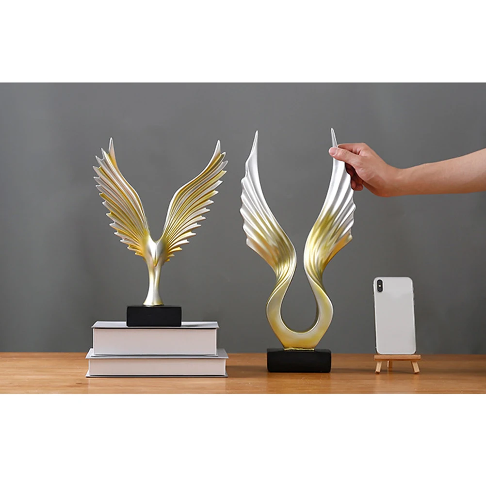 Dapeng Wings Statue Resin Sculpture Home Ornament Decorations Hawk Wing Tabletop Decor Angel Wing Miniature Models
Dapeng Wings Statue Resin Sculpture Home Ornament Decorations Hawk Wing Tabletop Decor Angel Wing Miniature Models