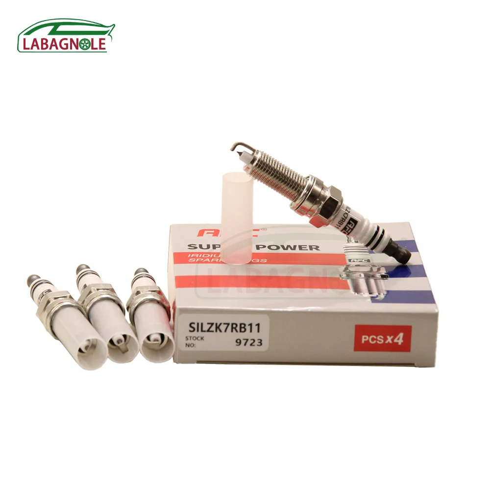 Spark Plug Iridium Platinum for Hyundai Elantra Tucson Santa Fe Azera Kia Soul Forte Sorento -Ref SILZKR7B11 9723 18847-11160
Spark Plug Iridium Platinum for Hyundai Elantra Tucson Santa Fe Azera Kia Soul Forte Sorento -Ref SILZKR7B11 9723 18847-11160